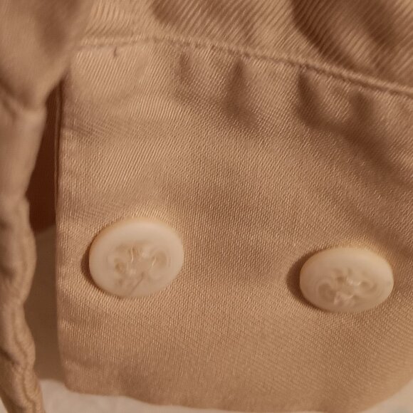 Cypress Grove Silk Beige Blouse Size Medium - Picture 4 of 5